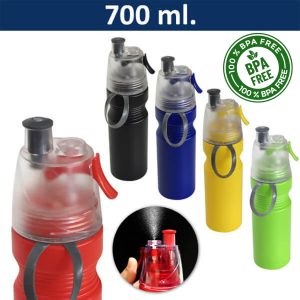 Botella Plástica con Rociador M23