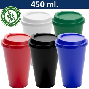 Vaso Plástico Reutilizable con Tapa M30
