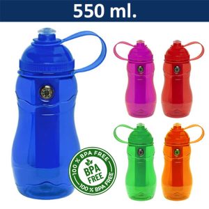 Botella Plástica Caramayola + Brújula + Enfriador M31