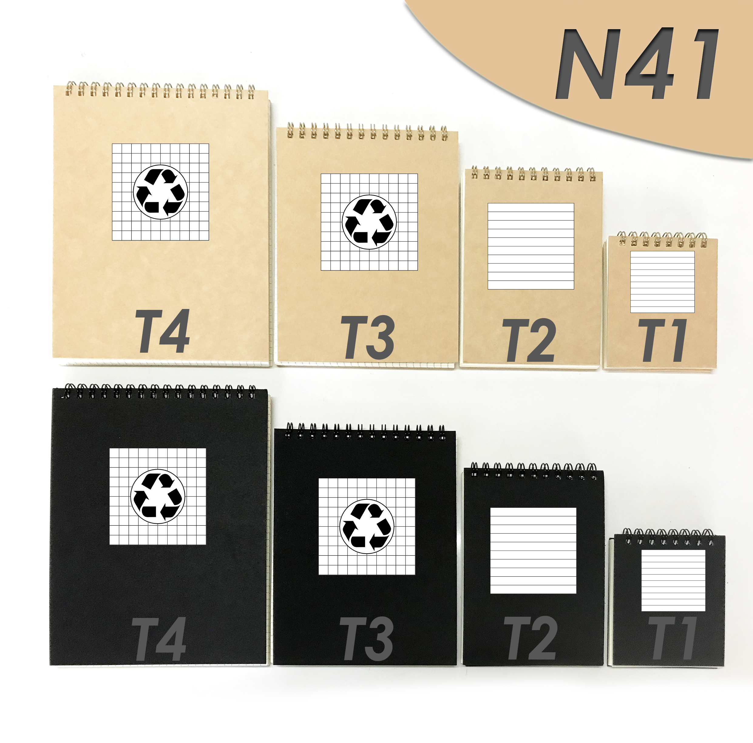 Cuaderno - Libreta Tapa Cartón N41