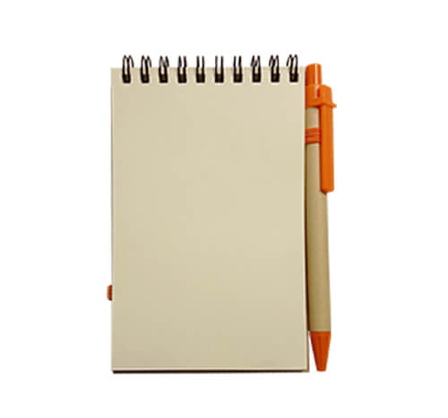 Set Cuaderno - Libreta Tapa Cartón + Bolígrafo N36 - Imagen 3