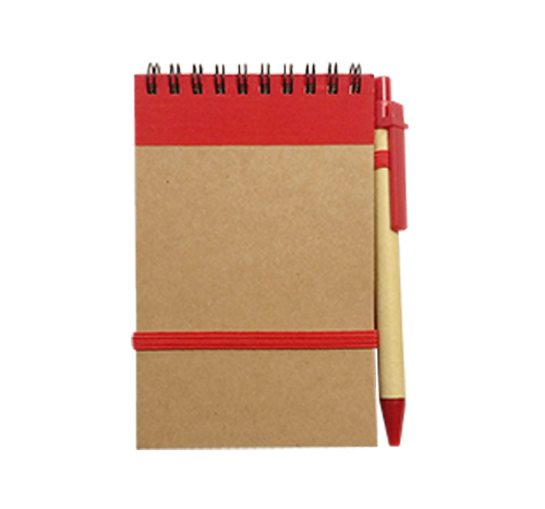 Set Cuaderno - Libreta Tapa Cartón + Bolígrafo N36 - Imagen 5