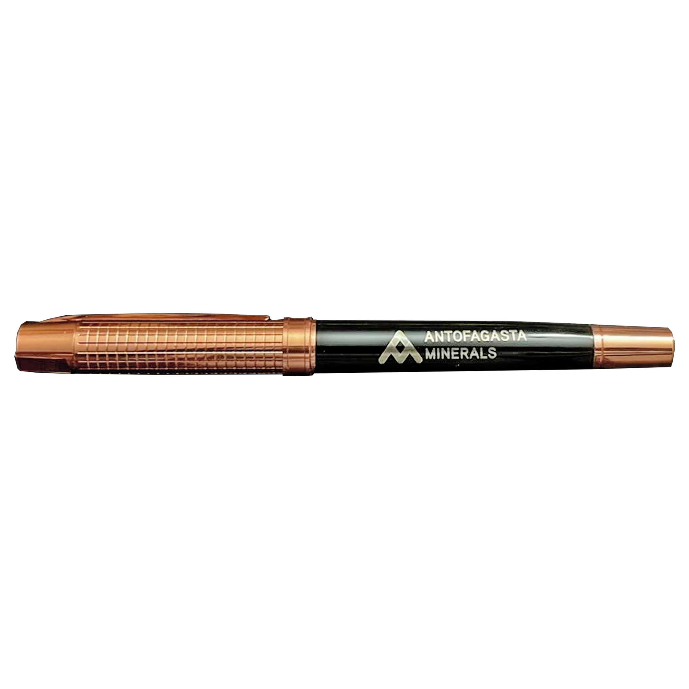 Bolígrafo Roller Metálico L76 ENCOBRIZADO/NEGRO - Imagen 2