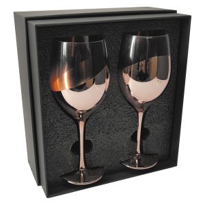 Set de 2 Copas de Vino ENCOBRIZADO M86