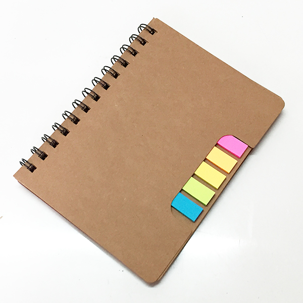 Set Cuaderno - Libreta - Memo set Tapa Cartón + Bolígrafo N20 - Imagen 2