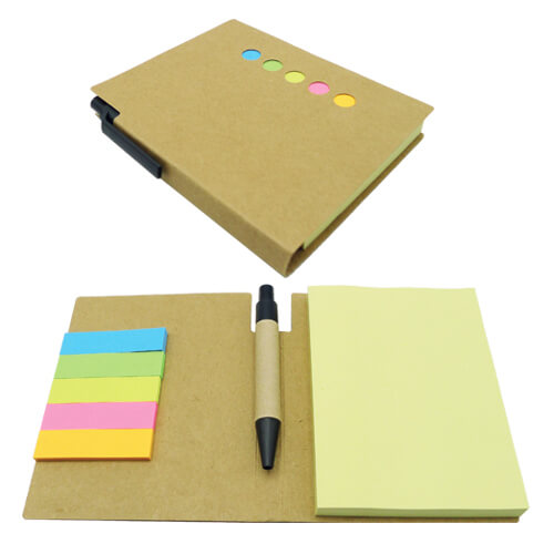 Set Memo set Tapa Cartón + Boligrafo N11