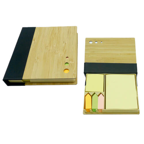Set Memo set Tapa Bamboo N6 ecologico - Imagen 3