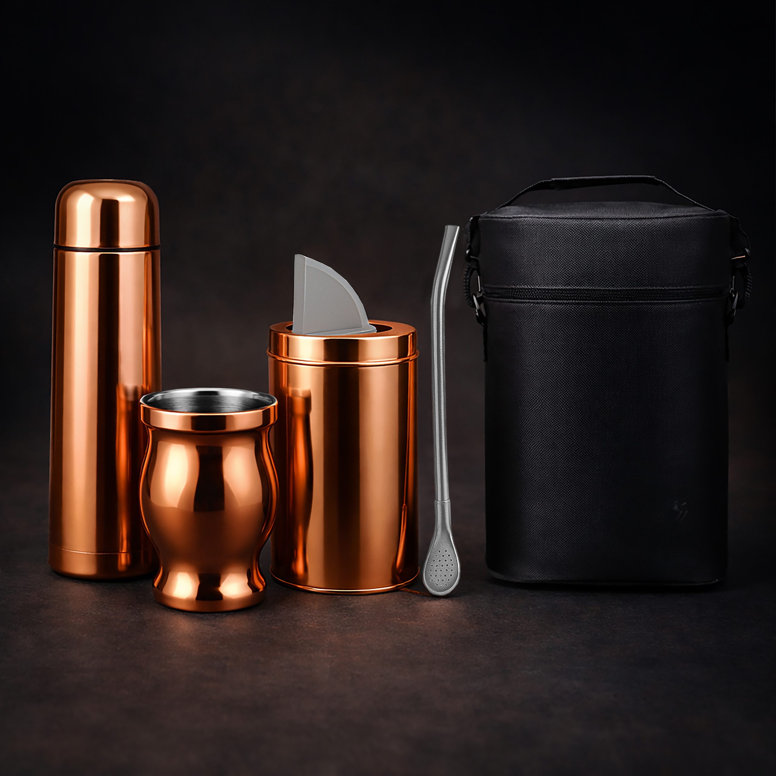 Set de Mate color ENCOBRIZADO con Bolso MAT01 - Imagen 2