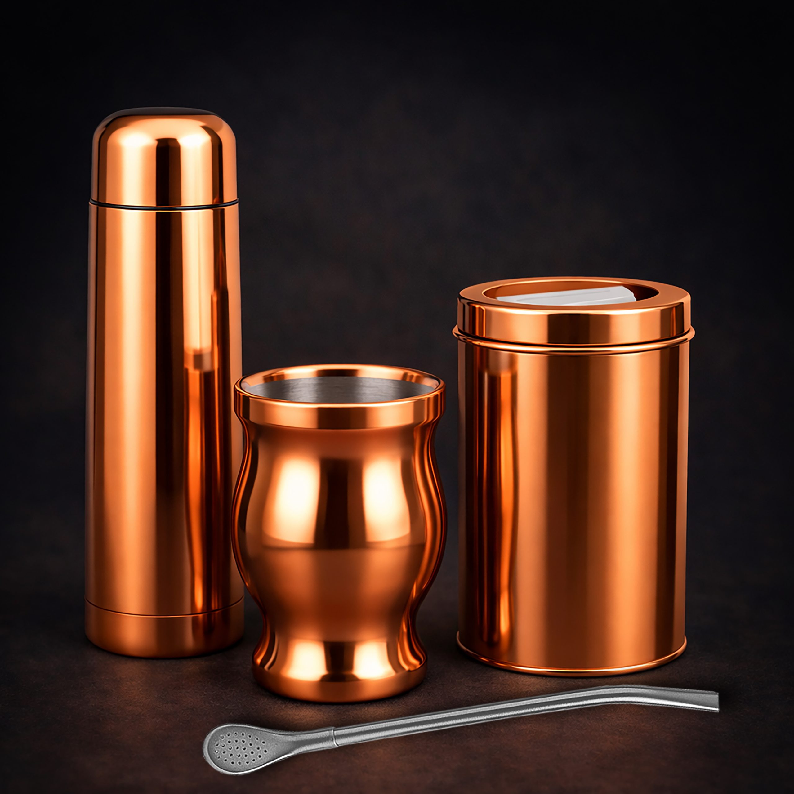 Set de Mate color ENCOBRIZADO con Bolso MAT01 - Imagen 3