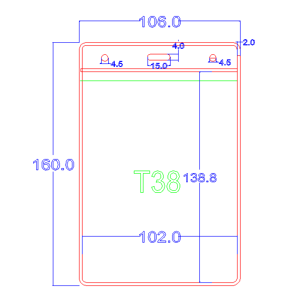 Portacredencial PVC T38 - Imagen 2